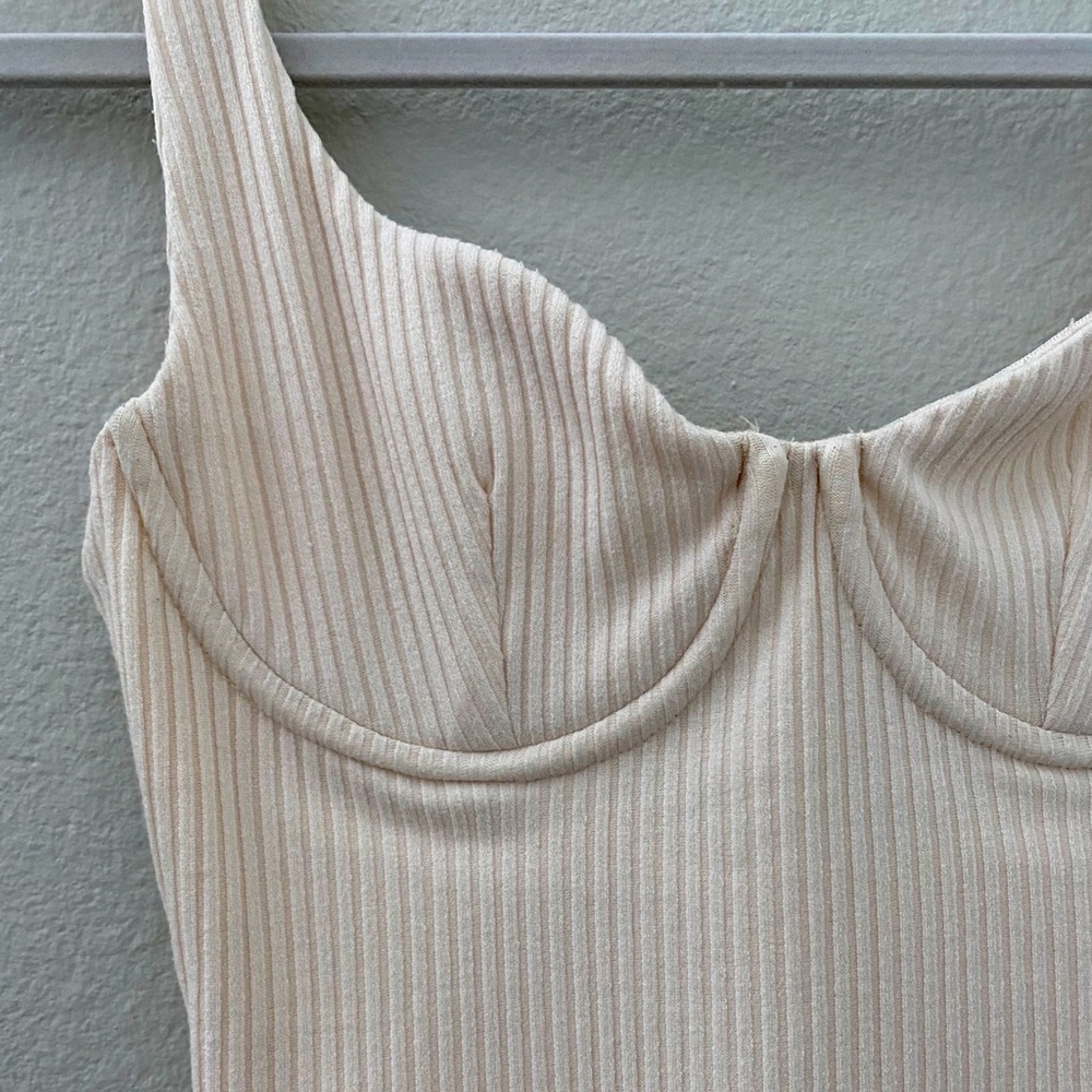 Cream bodysuit